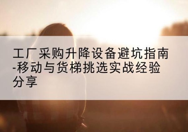 双牌移动式升降机怎么选-工厂采购升降设备避坑指南-移动与货梯挑选实战经验分享